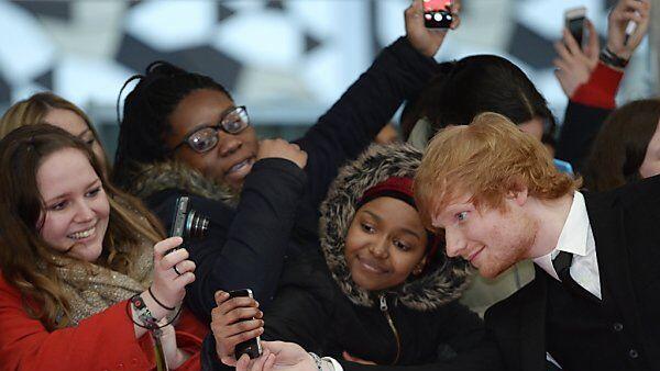 Ein Selfie mit Ed Sheeran für die Fans