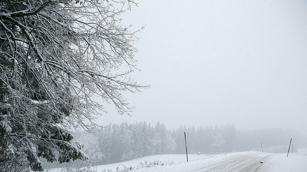 Schnee am Haunsberg