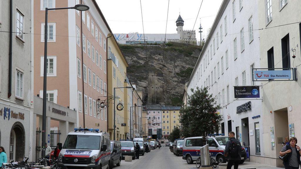 Salzburg vs. Lazio: Polizei fährt in Innenstadt auf