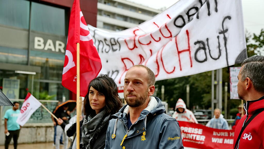 ÖGB-Anti-Teuerungs-Demo Salzburg