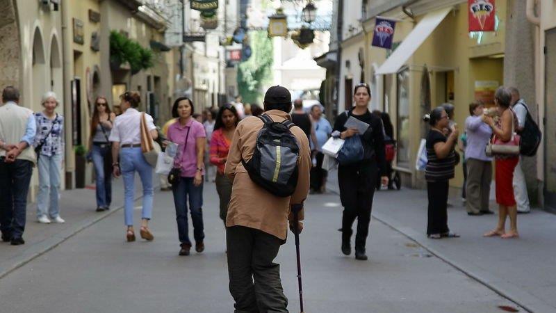 Bettler in Salzburg