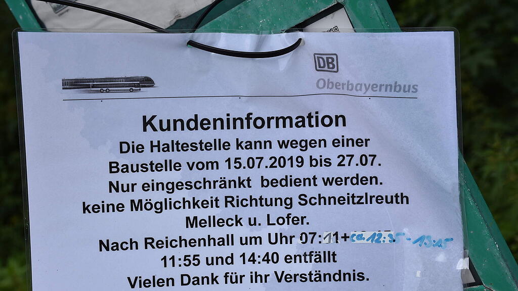Sperre Schneizlreuth