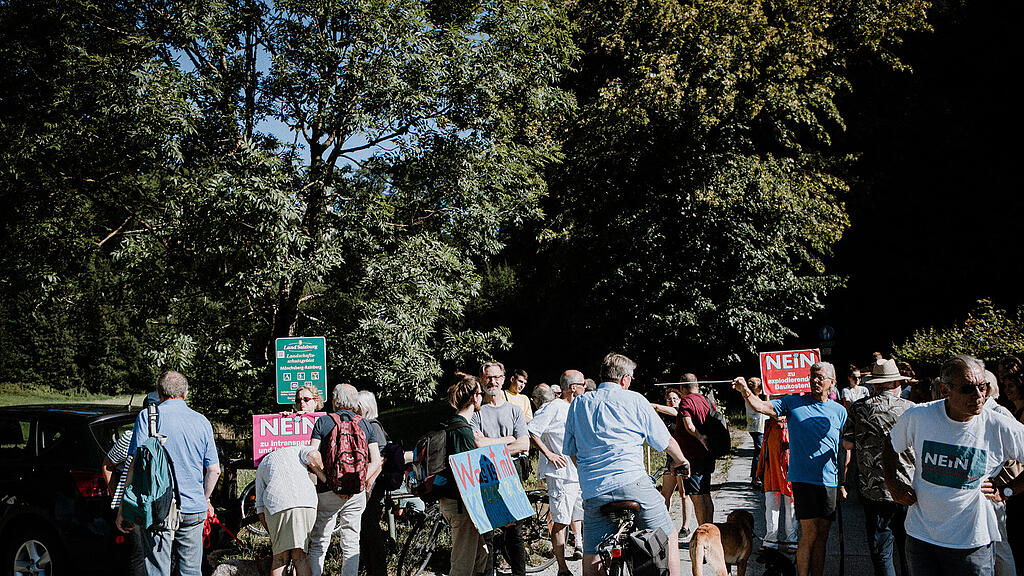 Protest gegen Ausbau der Altstadtgarage