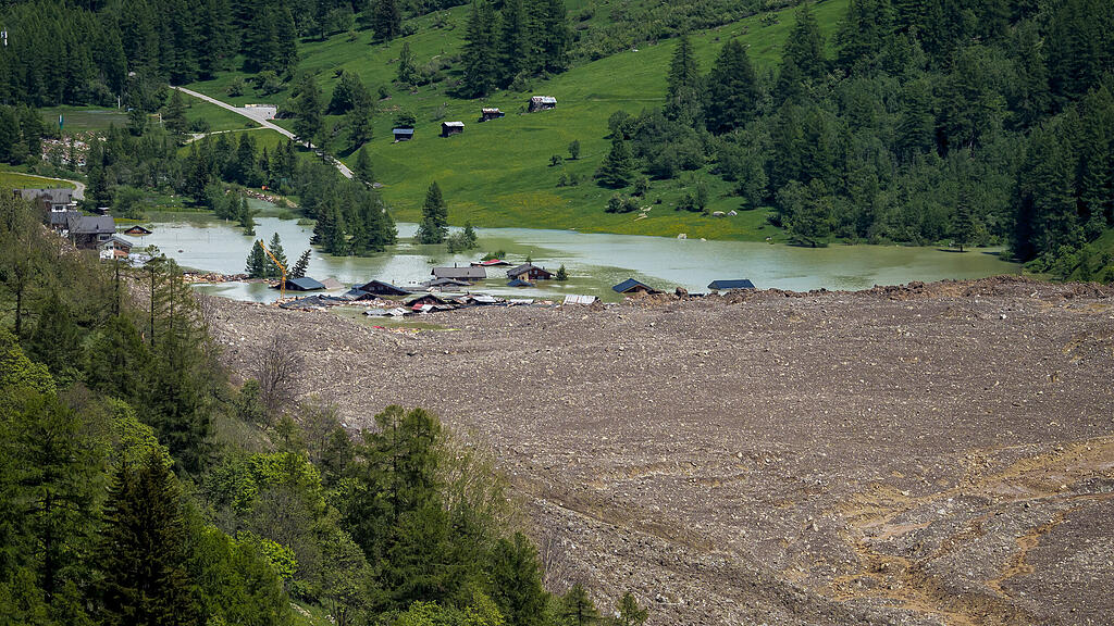 Nach Gletschersturz droht Flut in der Schweiz