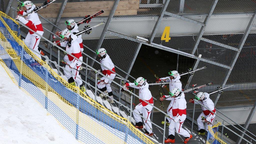 Letzte Vorbereitungen in Schladming