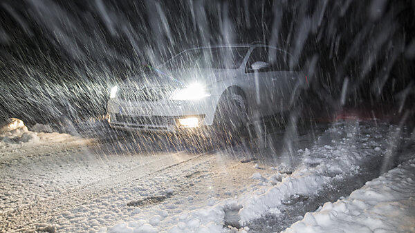 Schneefall auch in tiefen Lagen möglich