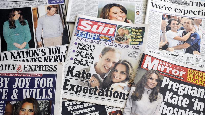Die Sorge um Kate dominiert die Schlagzeilen der britischen Presse.