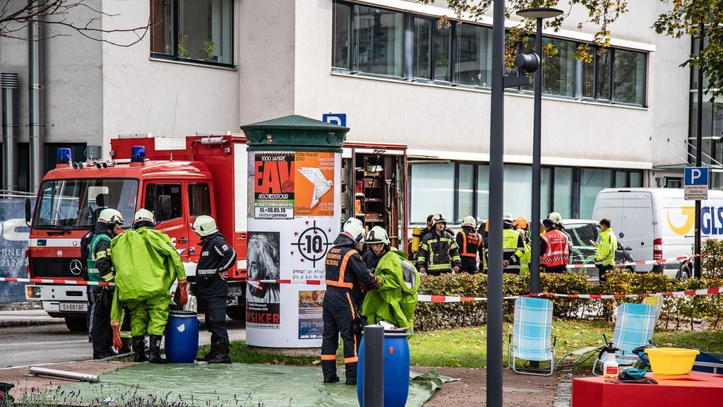 Chemikalienaustritt im LKH Salzburg