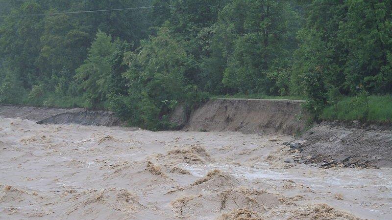 Hochwasser in Freilassing