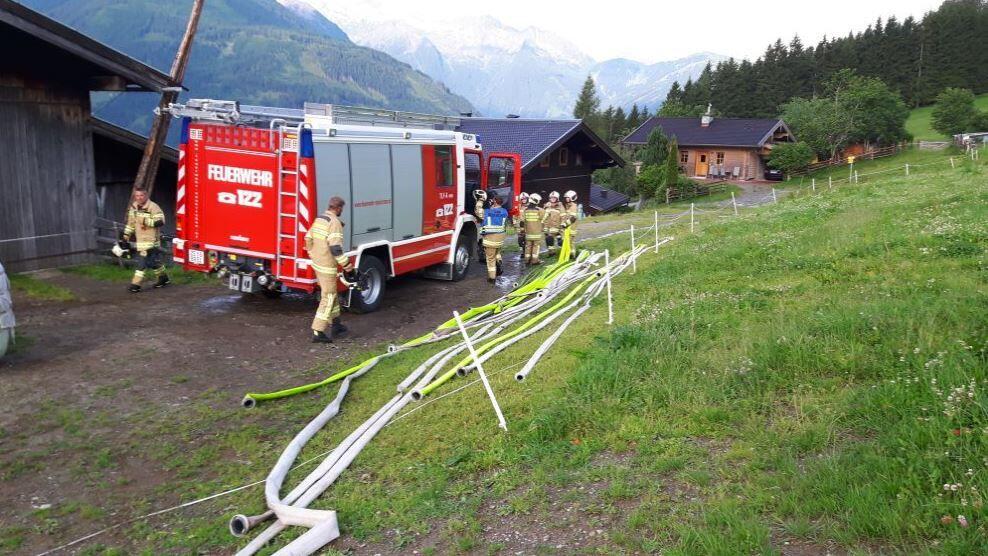 Die Feuerwehr war mit 27 Mann im Einsatz.