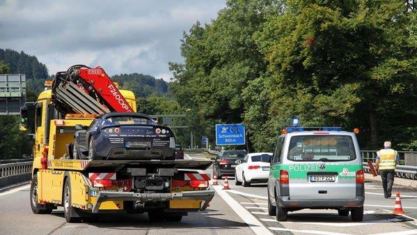 A8: Bilder der Unfallstelle