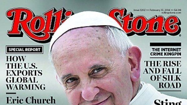 Papst schaffte es auf "Cover des Rolling Stone"