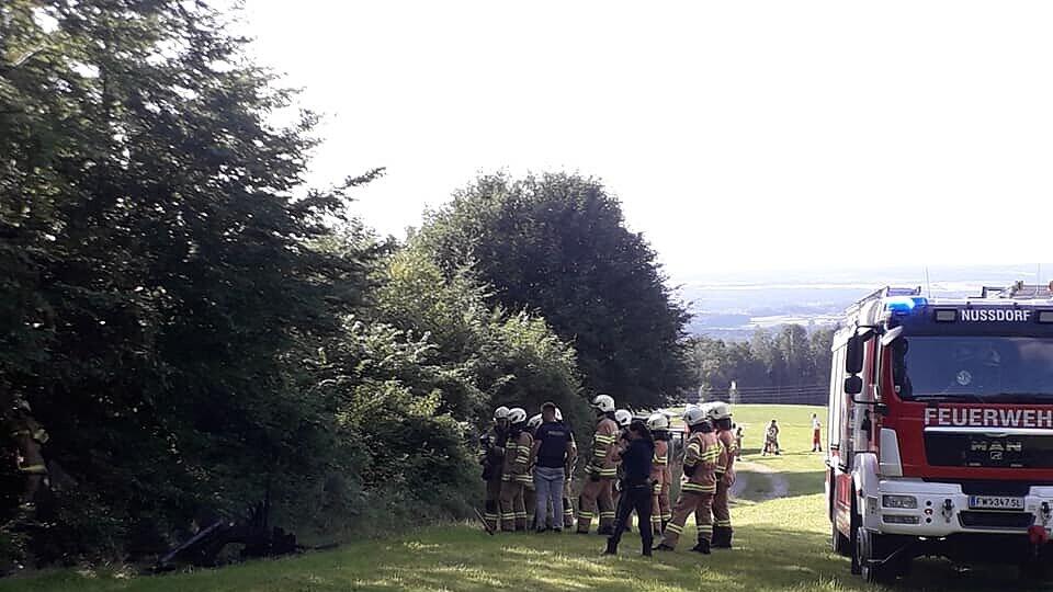 Brand Hochstand Nussdorf
