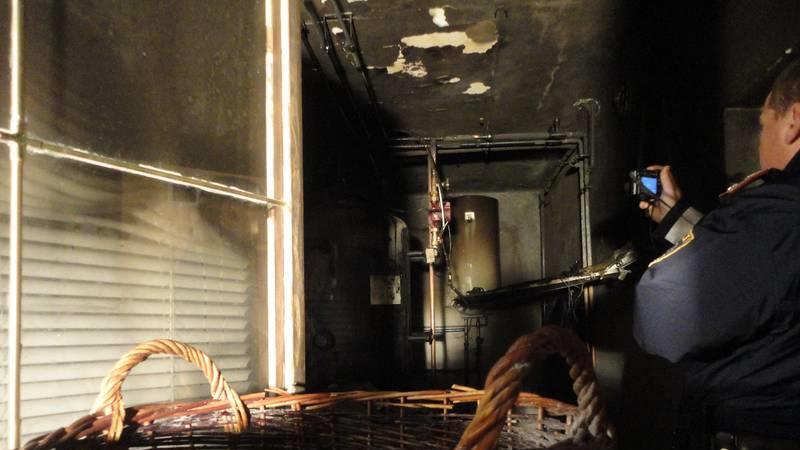 Brand im Heizraum