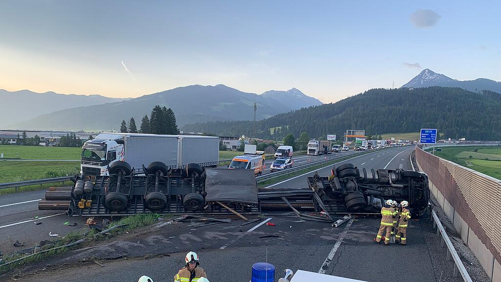 Lkw-Crash in Altenmarkt
