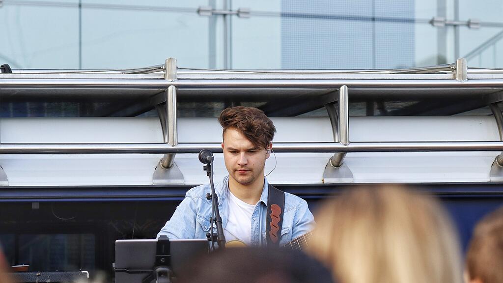 Chris Steger im Europark Salzburg