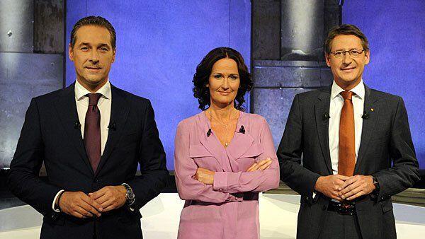 Strache, Glawischnig und Bucher begehen den Wahlsonntag ganz verschieden