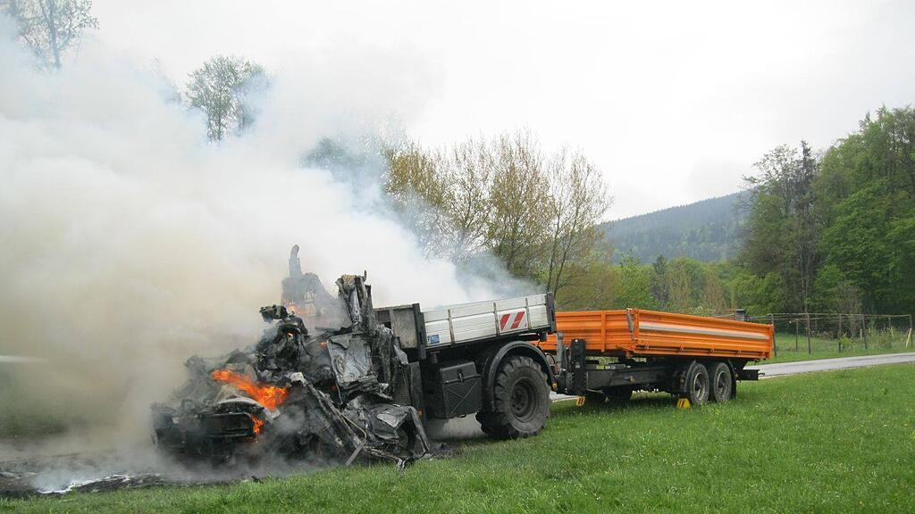 Brand Unimog Teisendorf