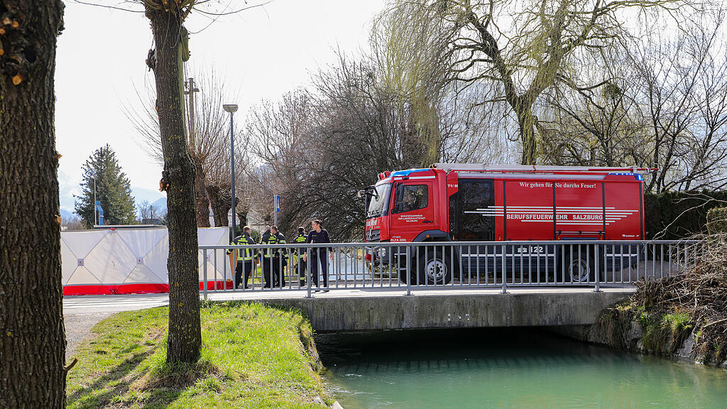Toter im Almkanal