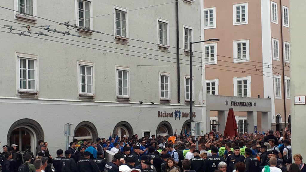 EL-Spiel gegen Marseille: Stimmung in Salzburg