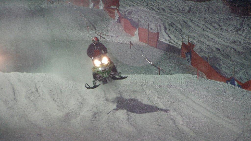 Snow Speedhill Race in Ried