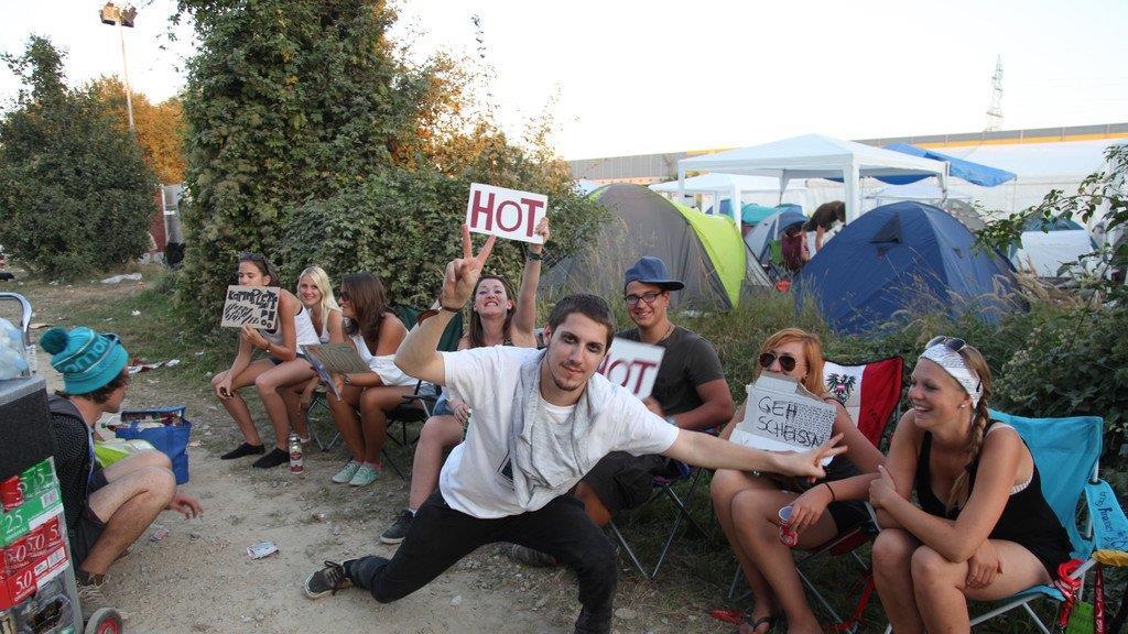 Frequency 2012: Stimmung am Campingplatz