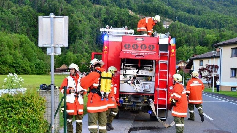 Feuerwehrübung in Grödig