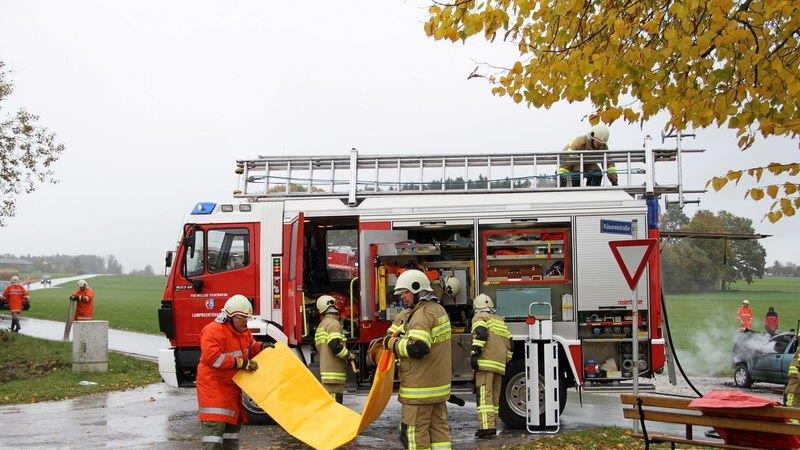 Einsatzübung in Lamprechtshausen I