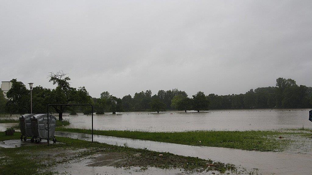 Hochwasser in Freilassing, II
