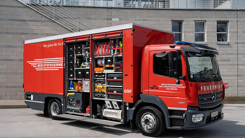 Zwei neue Fahrzeuge für Salzburger Berufsfeuerwehr