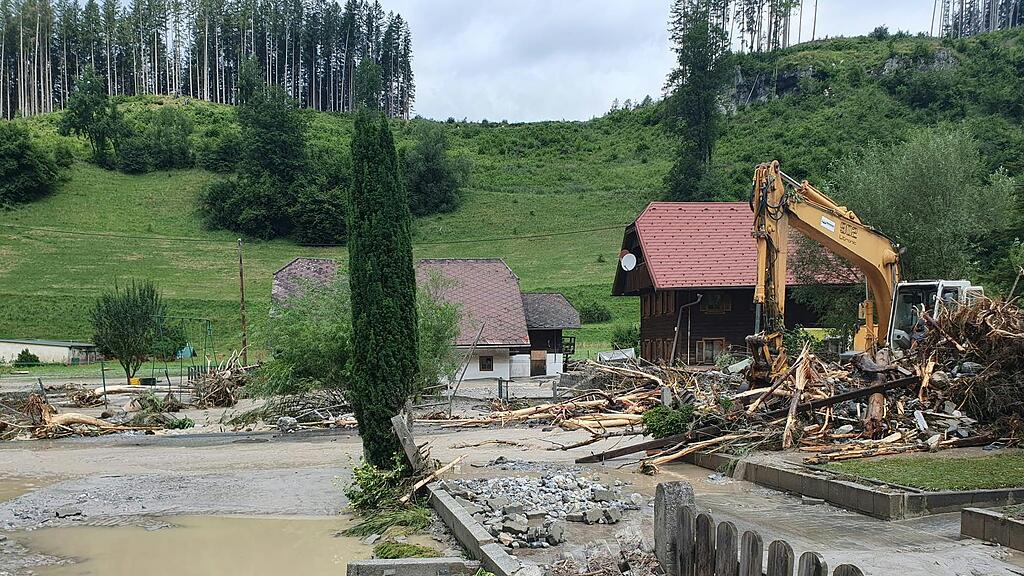 Regen in Obersteiermark: Zivilschutzalarm