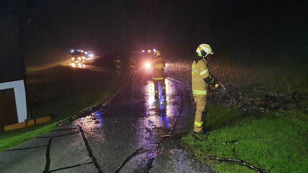 Unwetter in Thalgau