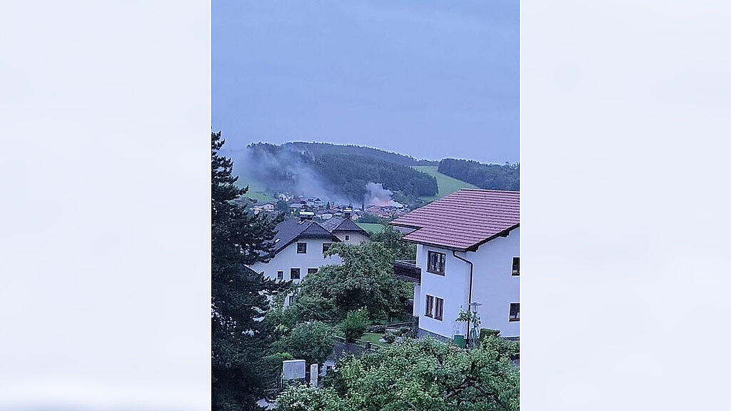 Dachstuhlbrand Obertrum