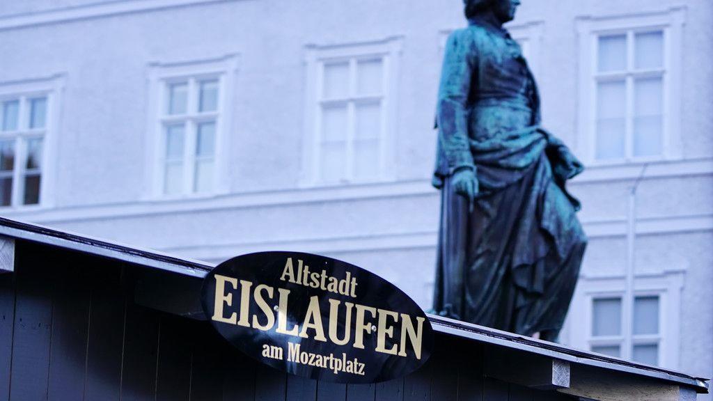 Eislaufen Mozartplatz