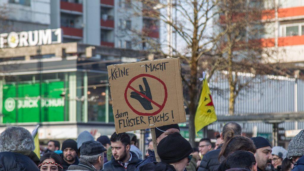 Demo der Kurden in Salzburg