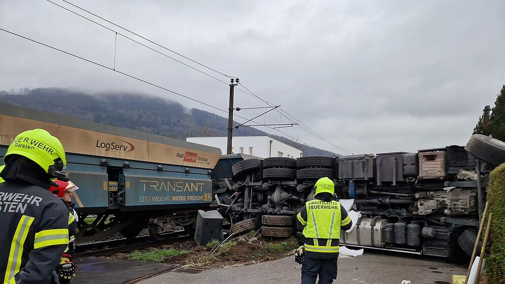 Zug-Crash in Garsten