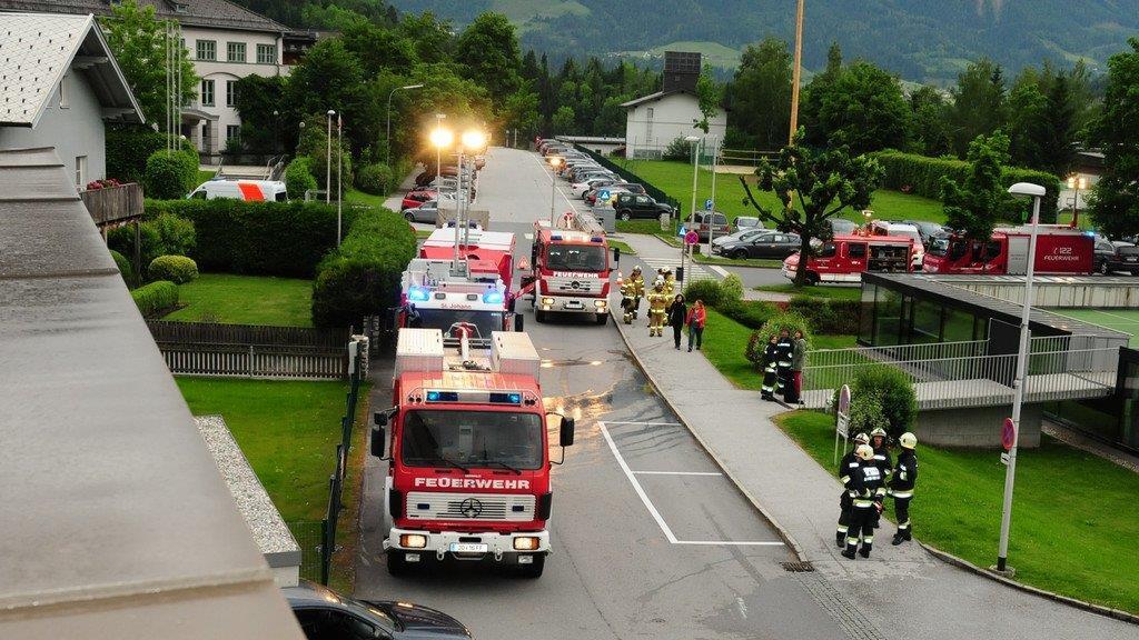 Brandübung in betreutem Wohnheim