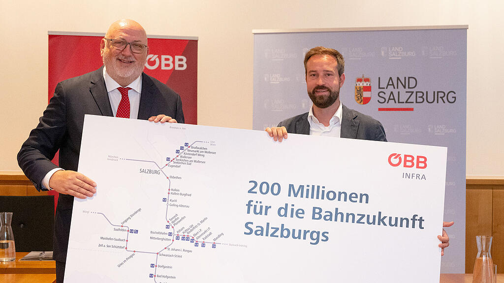 ÖBB-Infrastruktur: 200 Millionen Euro für Salzburger Bahnhöfe