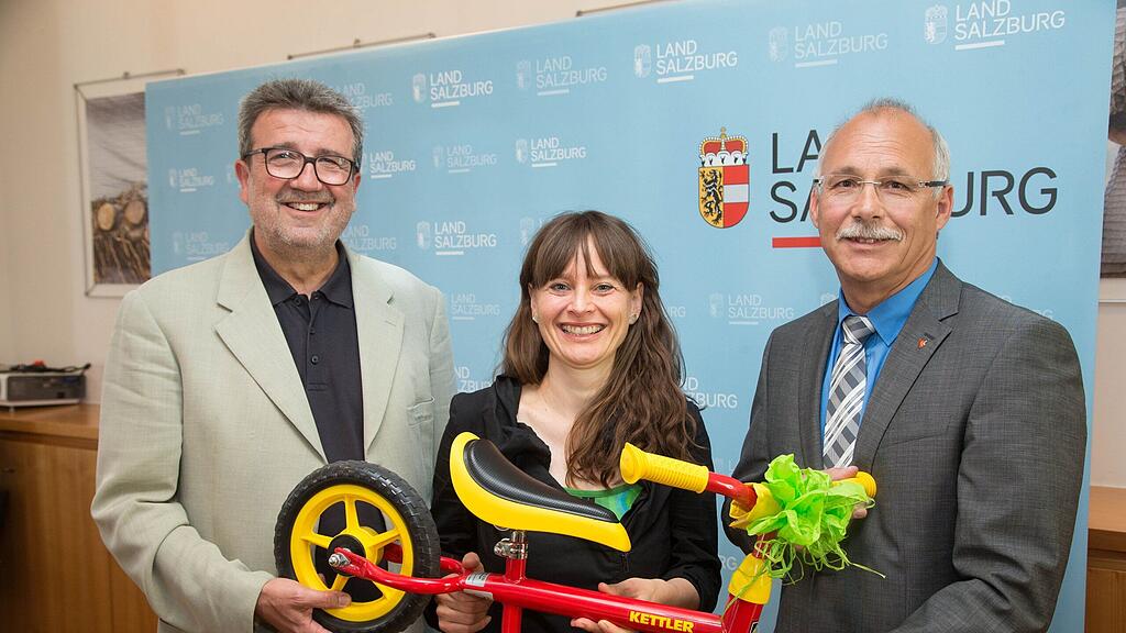 v.li.: Johann Auer, Landesrätin Martina Berthold und Günther Mittlerer
