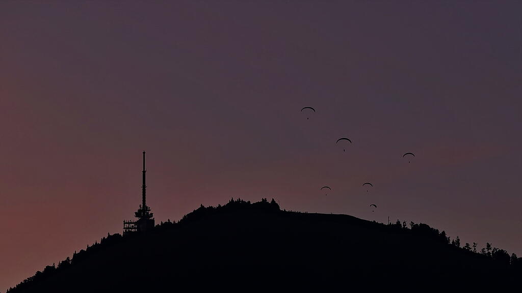 Festungsflug der Paragleiter