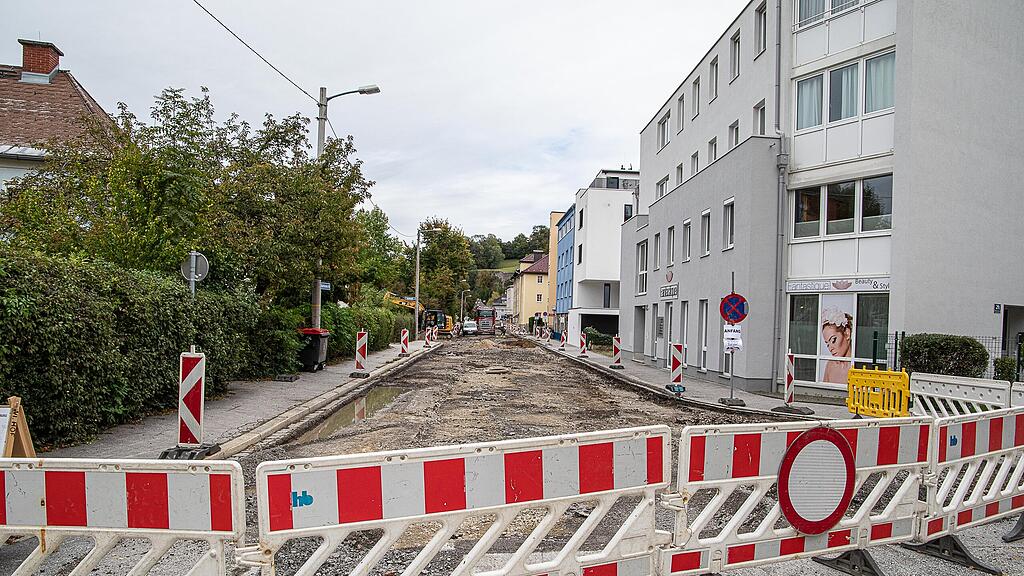 Baustelle Willibald-Hauthaler-Straße