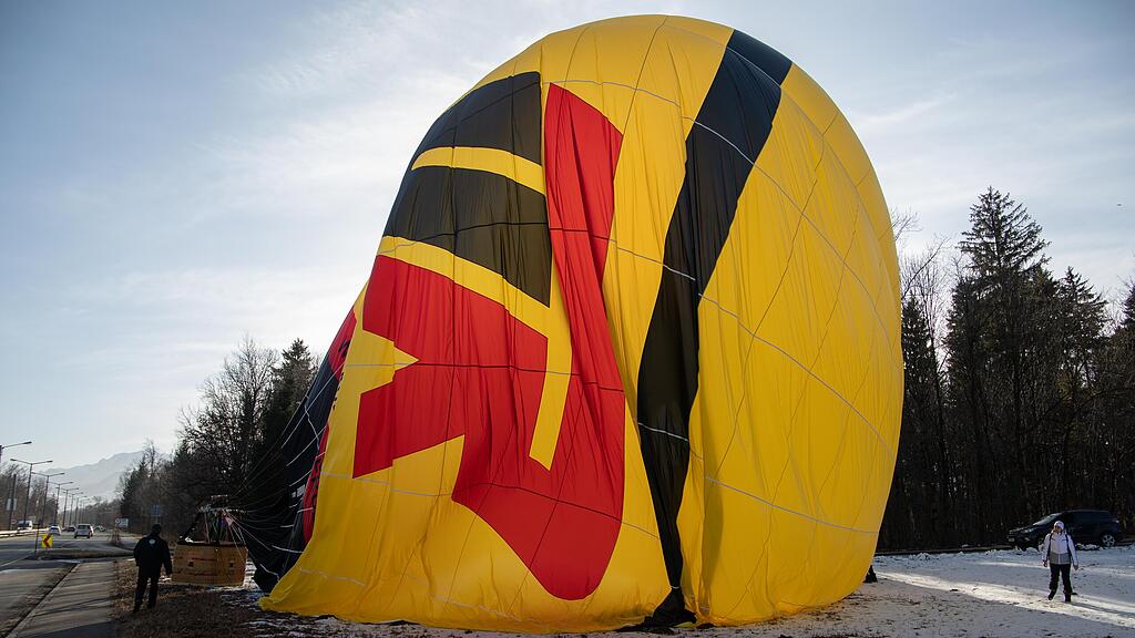 Ballon Notlandung Salzburg Süd