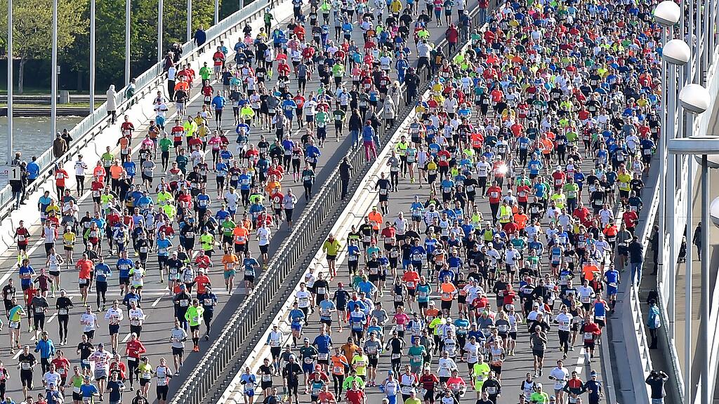 42.766 gemeldete Teilnehmer waren beim 34. Vienna City Marathon dabei.
