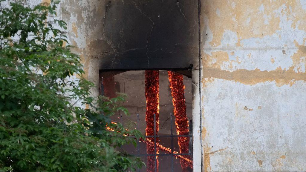 Brand beim Gut Guggenthal