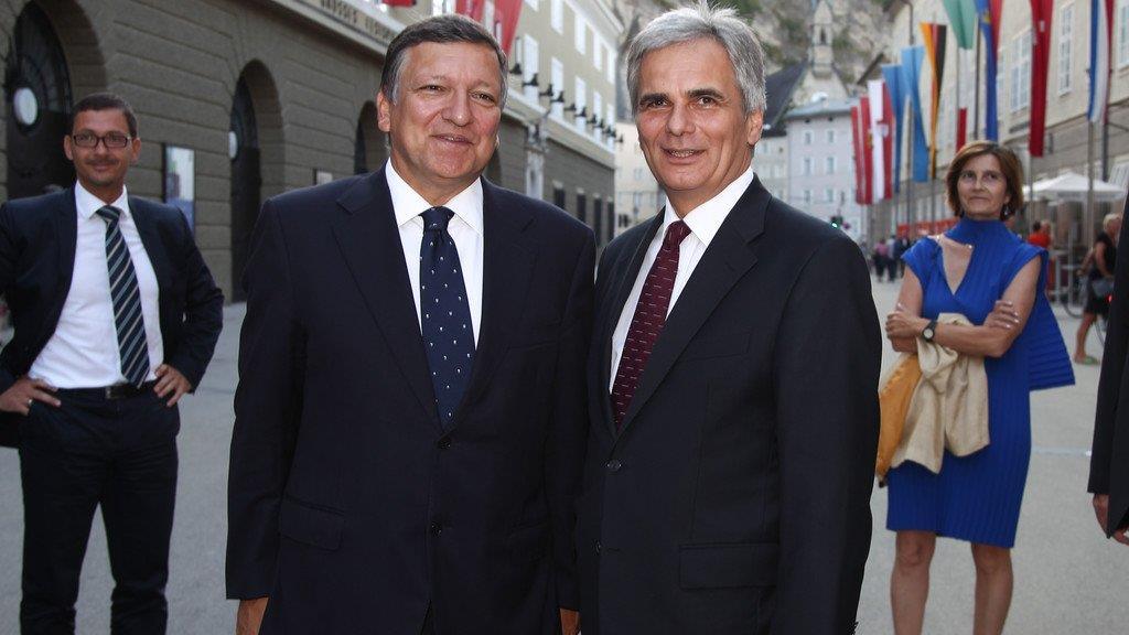Barroso und Faymann