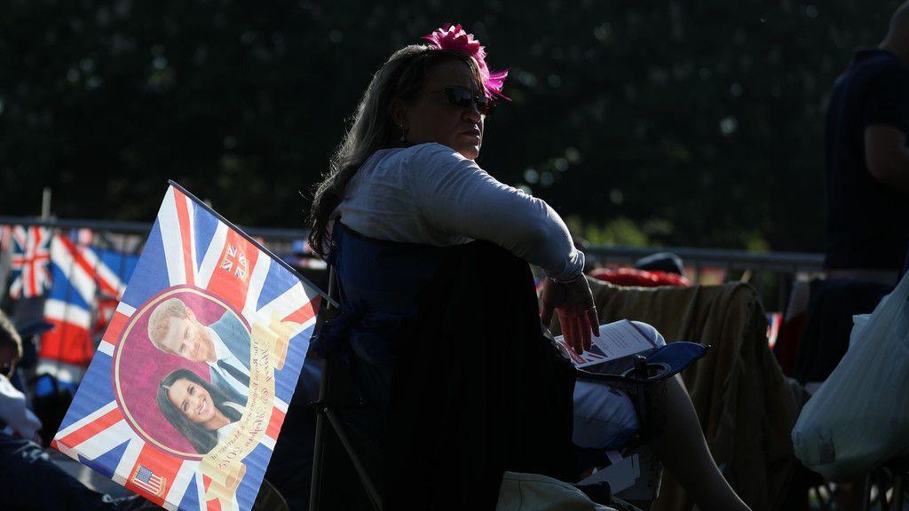 Royale Hochzeit: Fans in Windsor