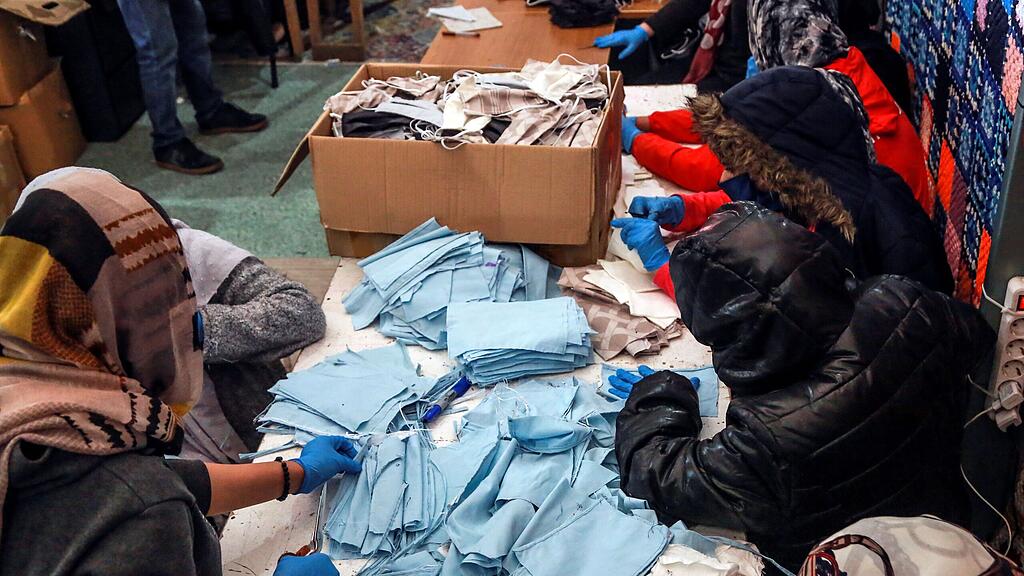 Schutzmasken nähen auf Moria