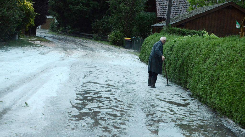 Überflutungen in Laakirchen