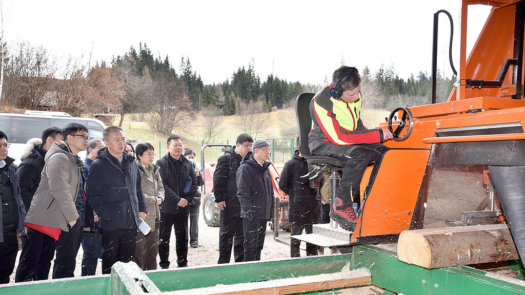 China-Delegation in LFS Tamsweg