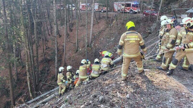 Forstunfall in Kuchl fordert Schwerverletzten